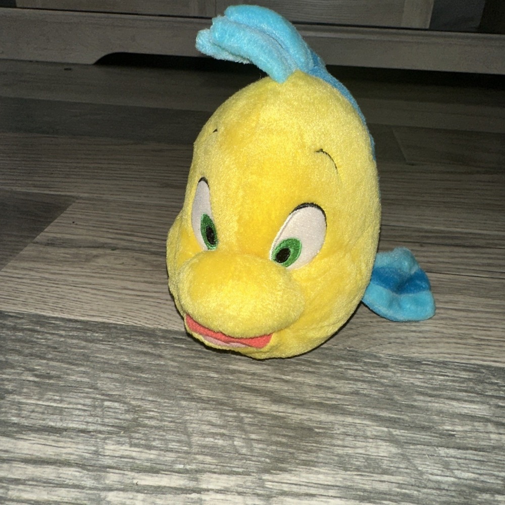 Disney Flounder Plush Stuffed Animal from‎ The Little Mermaid